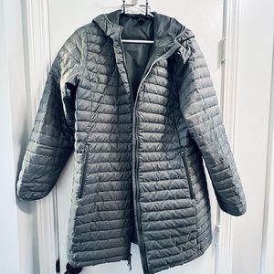Eddie Bauer Gray Lightweight Packable Down Jacket in Large